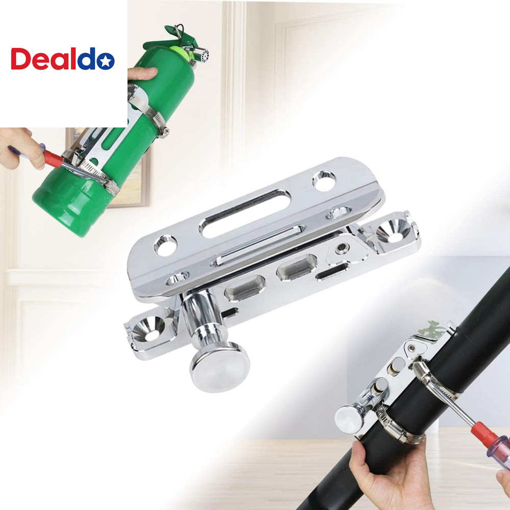 Chrome Quick Release Fire Extinguisher Mount Roll Bar Extinguisher Mounting Brac
