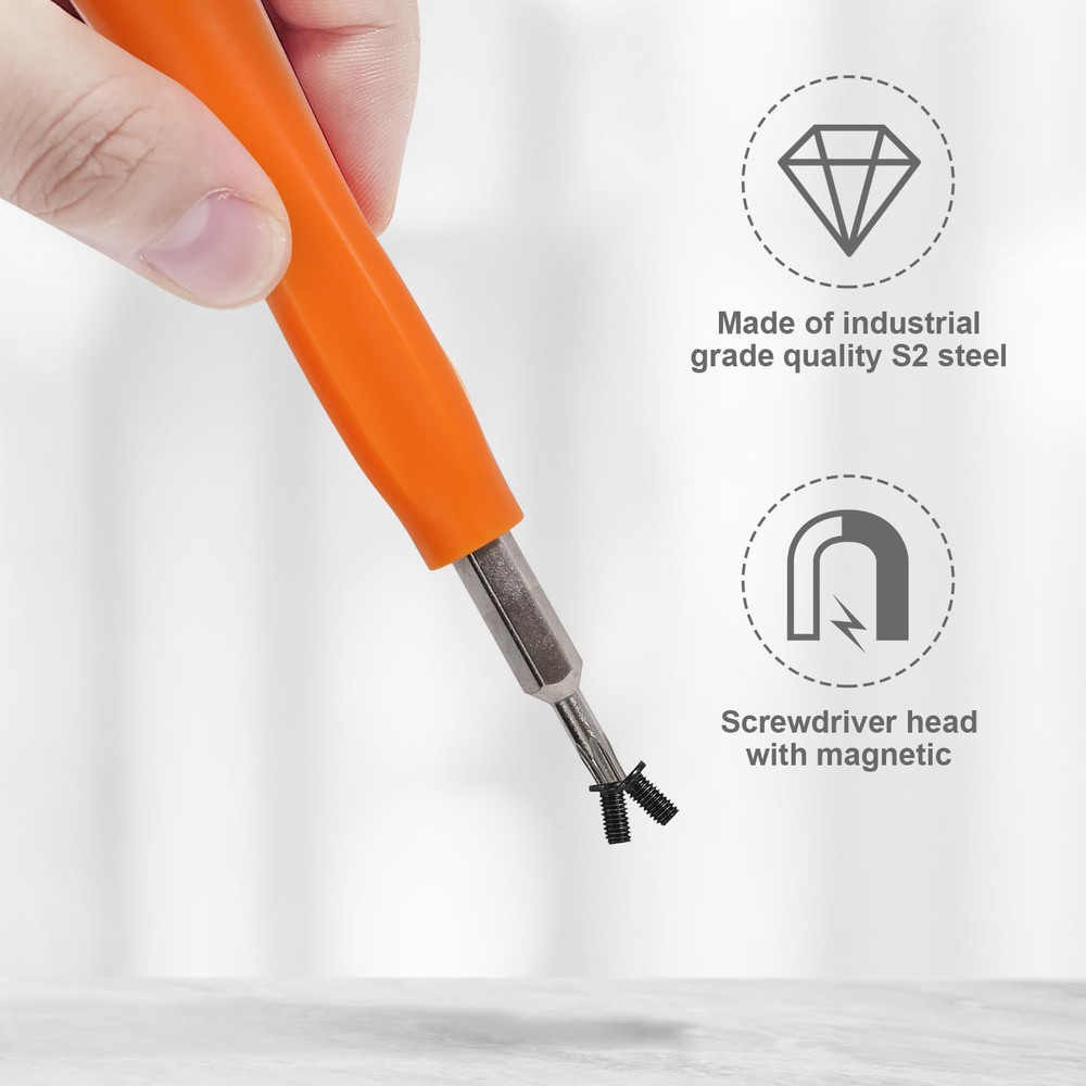 Screwdriver for Ring Doorbell Replacement, Fits All Models, Orange