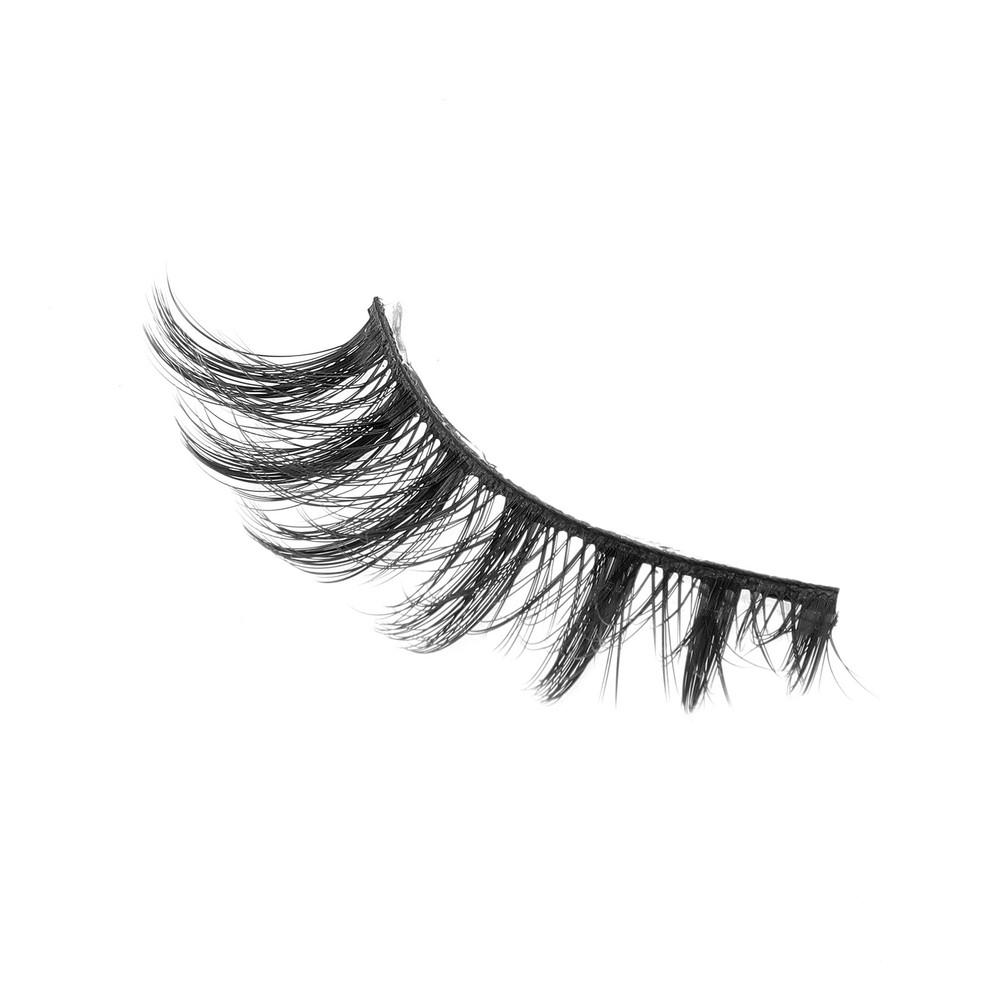 S02 False Eyelashes for Makeup Black 10 Pair