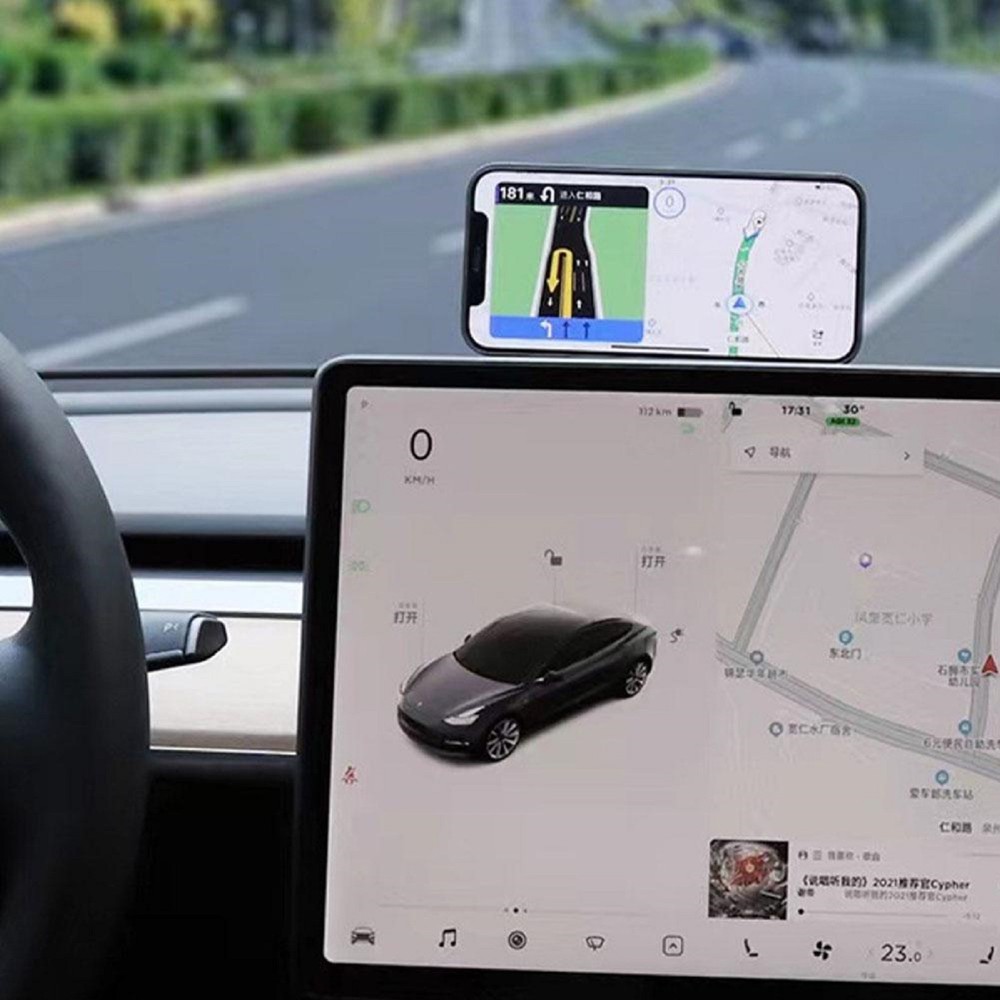 1Pc Car Phone Holder Bracket Central Control Screen Mount For Tesla Model 3/Y aa