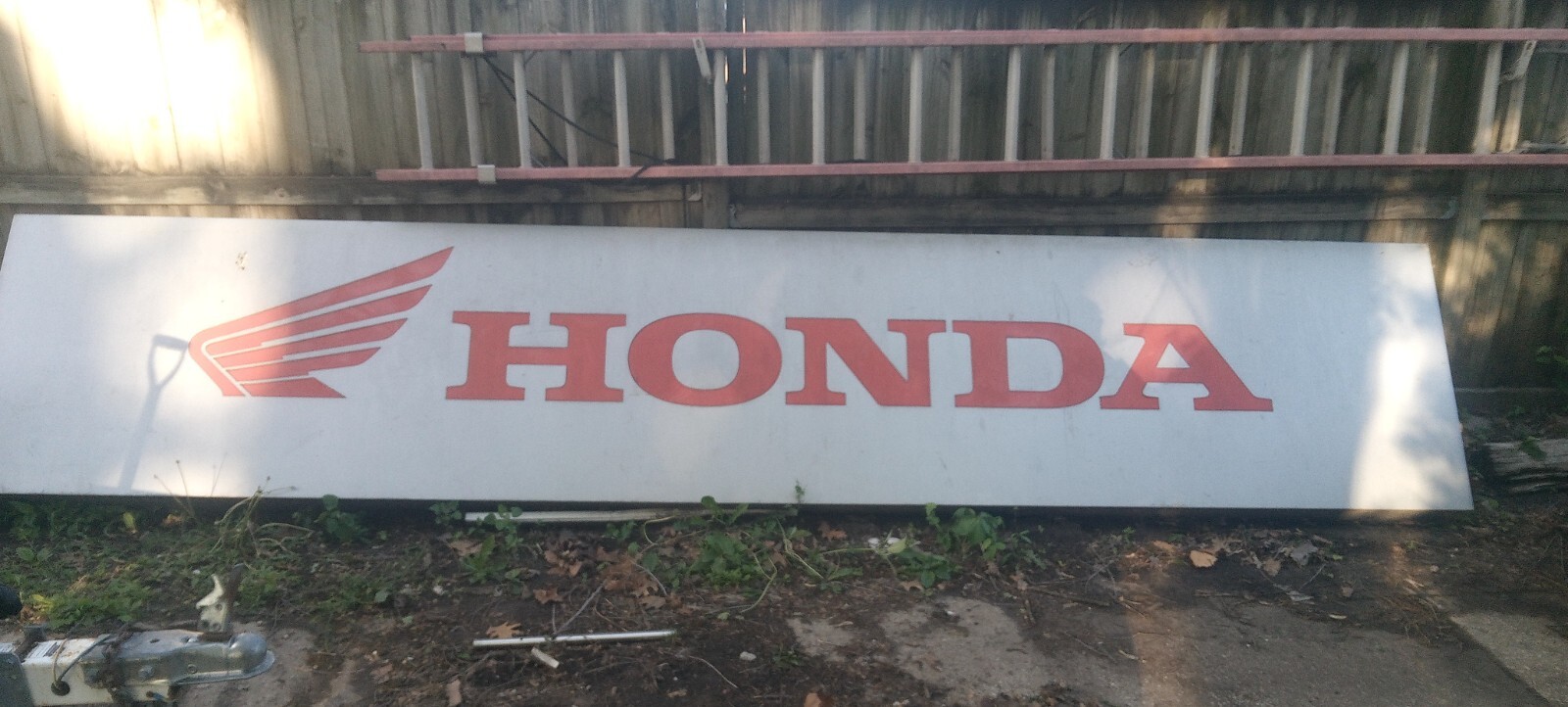HONDA DEALER SIGN MOTORCYCLE 15'X3'