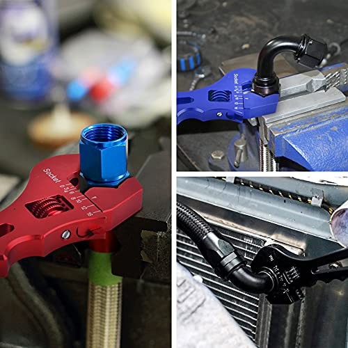 AN Hose Fitting Adjustable Wrench Spanner Lightweight Adjustable 3AN-16AN Blue