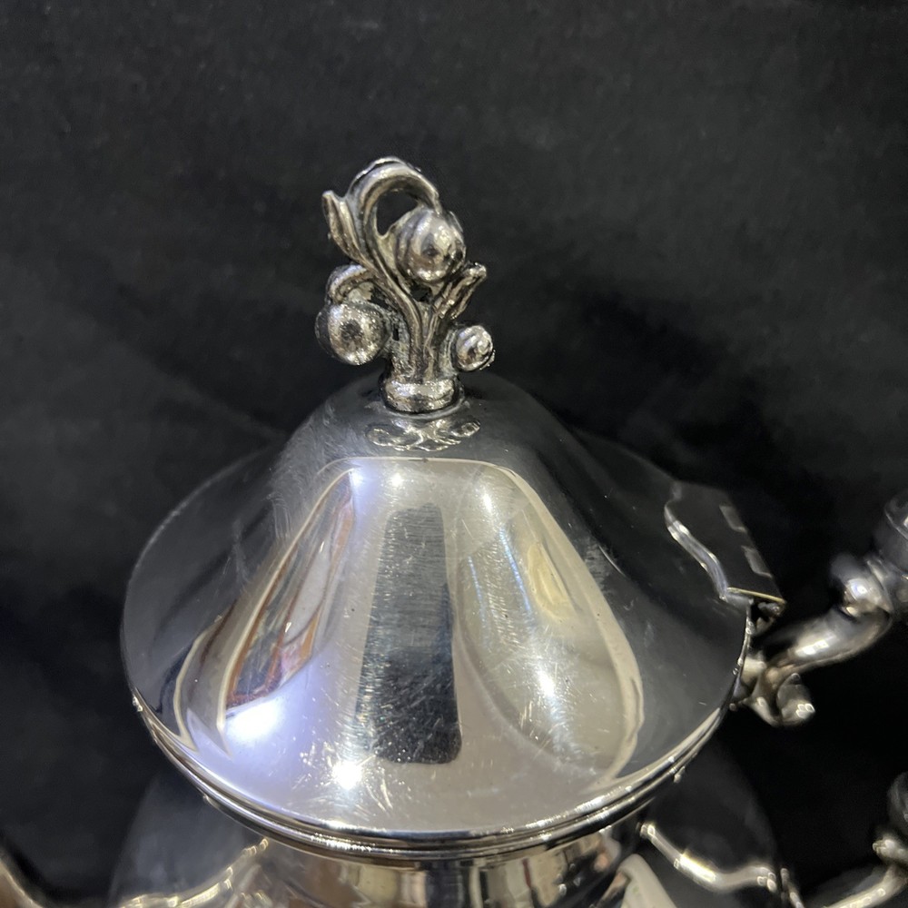 Silver Plated Tea Coffee Kettle