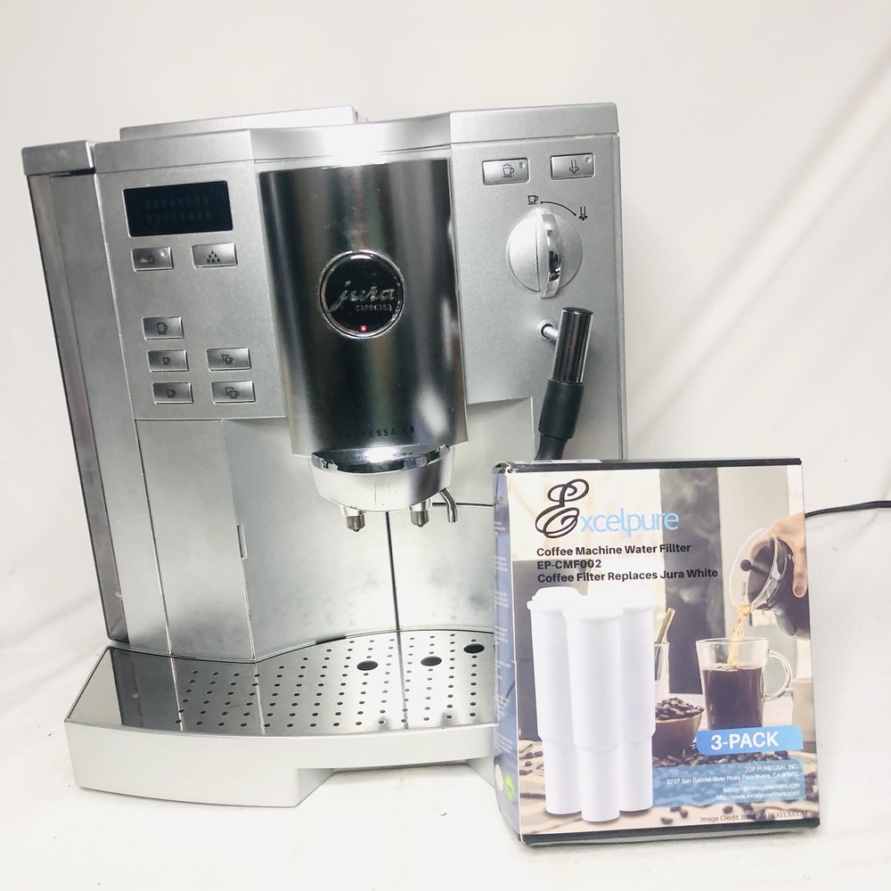 Jura Impressa S8 Silver One-Touch Espresso Machine Fully Automatic Coffee Maker