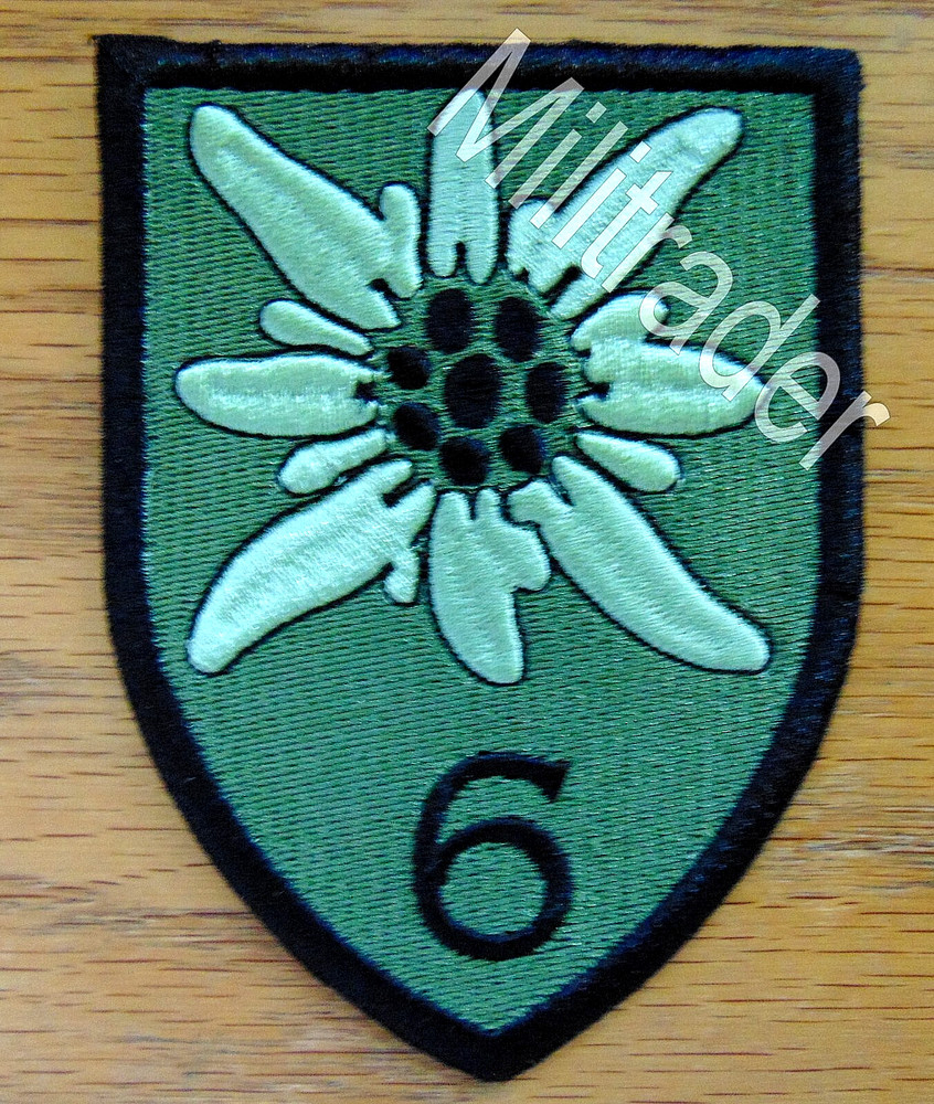 Austria Austrian Armed Forces Army 6th Brigade (Mountain) Patch OD