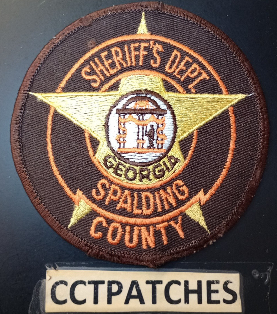 SPALDING COUNTY, GEORGIA SHERIFF DEPT SHOULDER PATCH GA