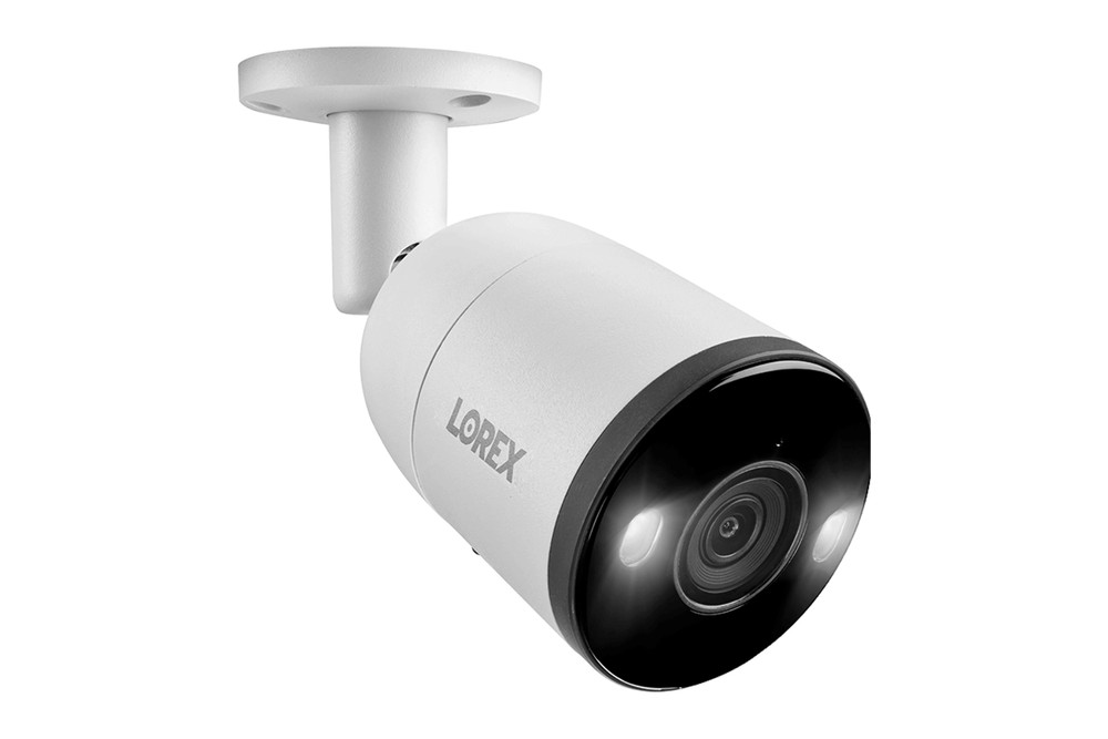 Lorex 4K IP Wired Bullet Security Camera w/ Smart Deterrence & Motion Detection