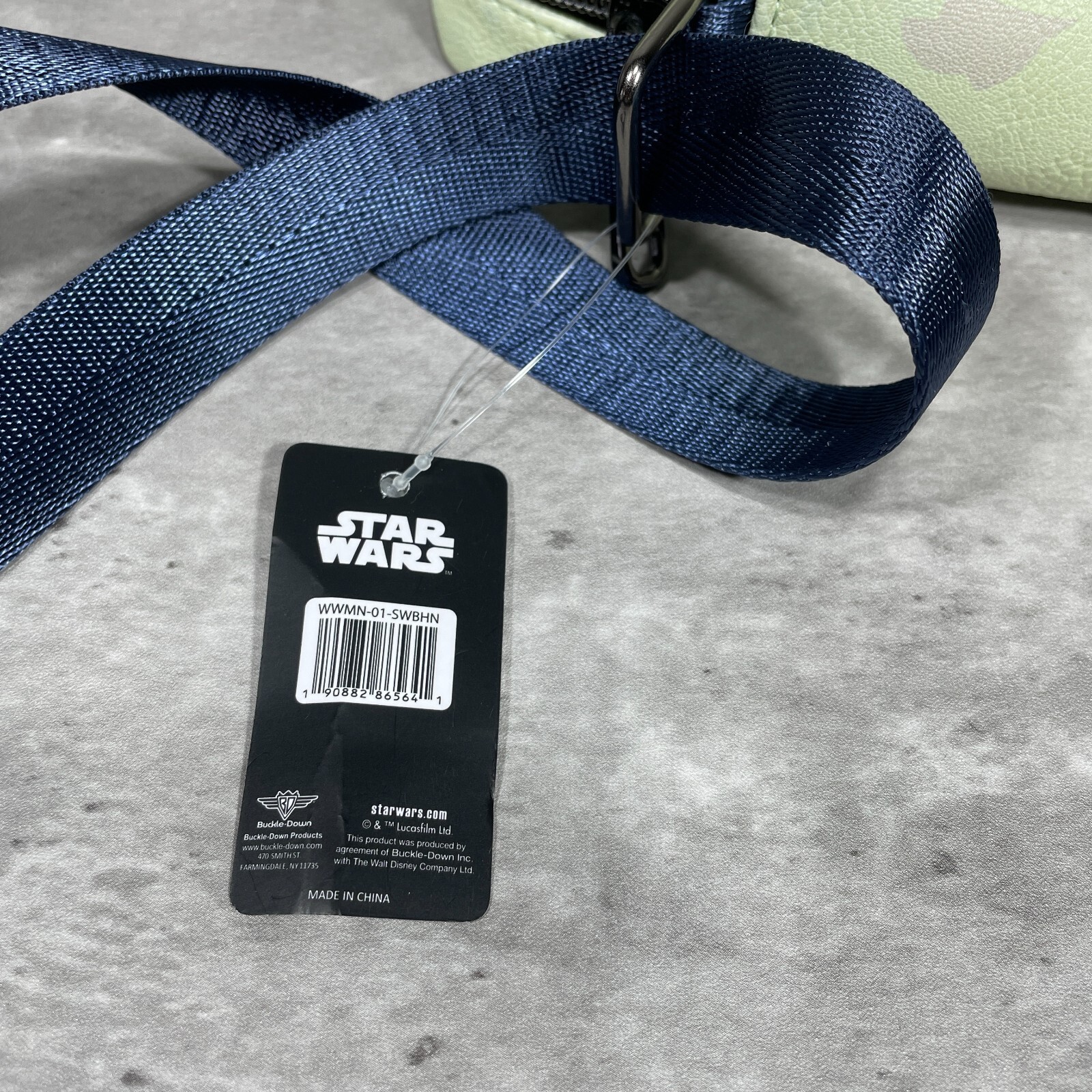 Disney Star Wars Mandalorian The Child Crossbody Bag Zippered Pockets Strap New