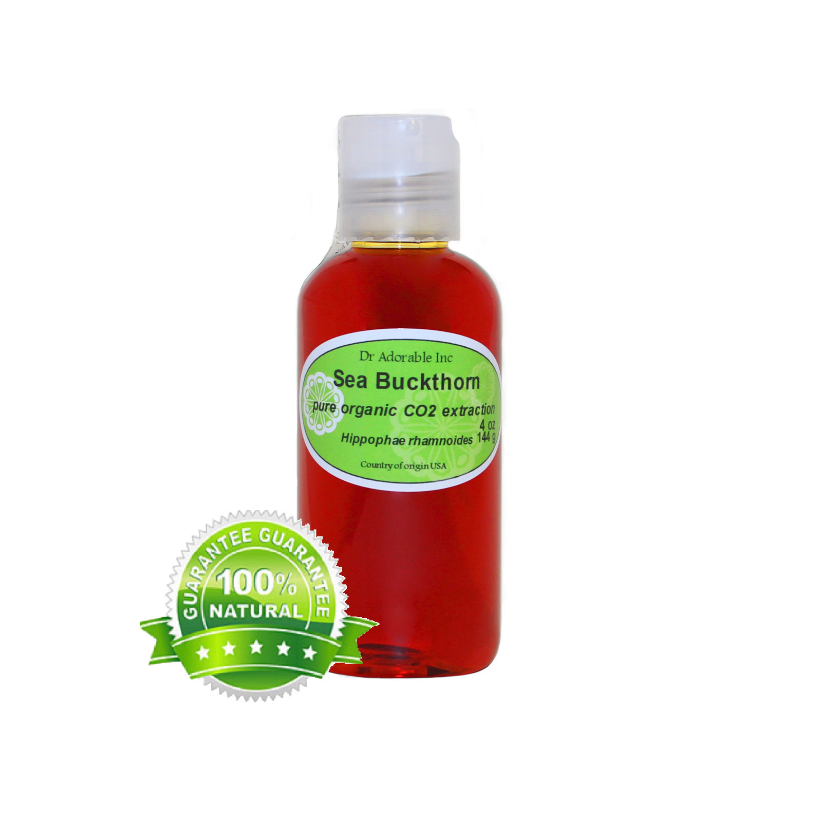 Pure Sea Buckthorn Fruit Oil Organic 1 oz 2 oz 4 oz up to gallon Free shipping