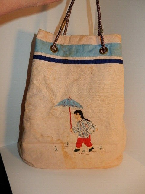 Vintage Handmade Hong Kong Bag