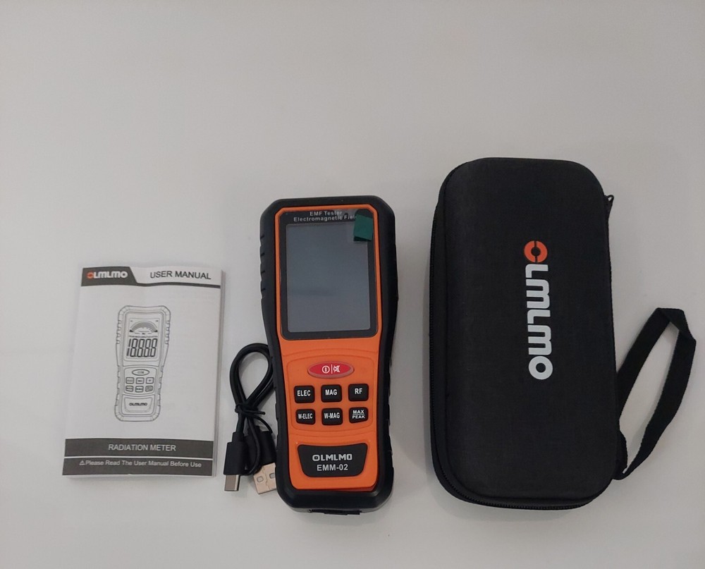 Olmlmo EMF EMM-02 Meter Emf Detector 3 in 1 Open Box