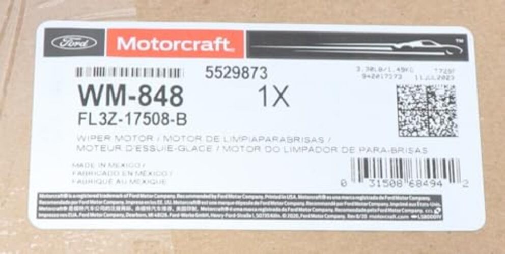 Wiper Motor - WM848