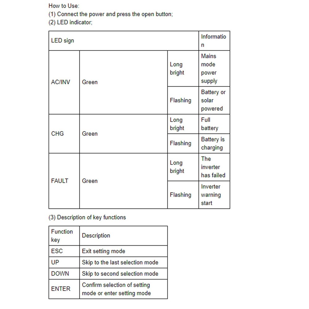 2400W 120V Solar Inverter Controller Integrated Machine Pure Sine Split Phase