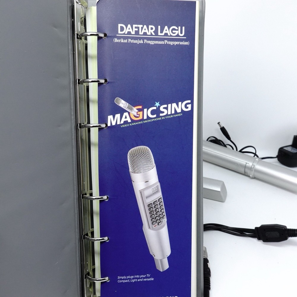 Enter Tech MagicSing Karaoke Microphone + Main Cable + Case + Wireless Mic *READ