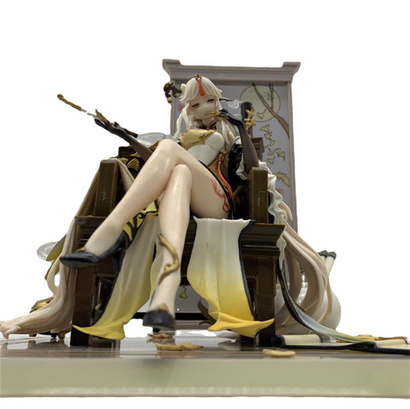 Anime Genshin Impact Ningguang Cosplay PVC 27cm Figure Model Statue Toy Gift