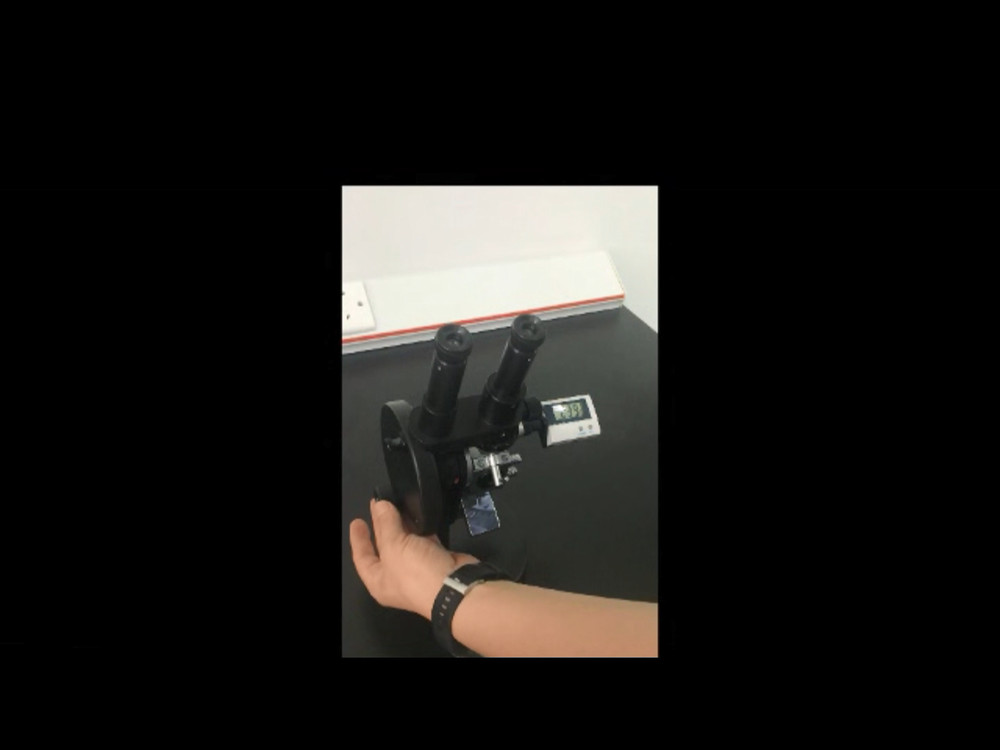 Lab Binocular ABBE Refractometer with Index Range 1.3000nD-1.7000nD 0-95% Brix