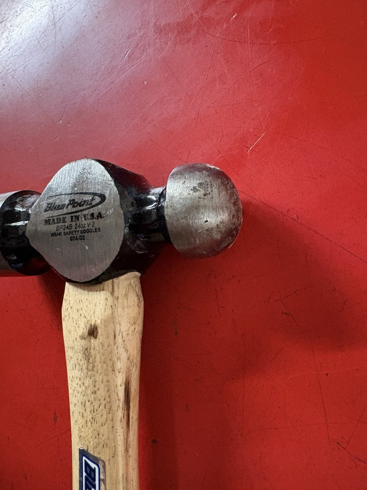 Blue Point 24 oz Ounce Ball Peen Hammer BP24B USA little use