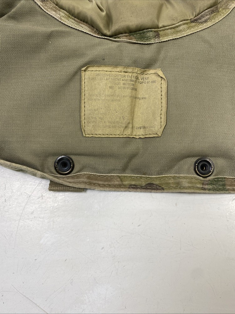 Improved Outer Tactical Vest Yoke/ Collar Assembly Multicam Front Medium (K3)
