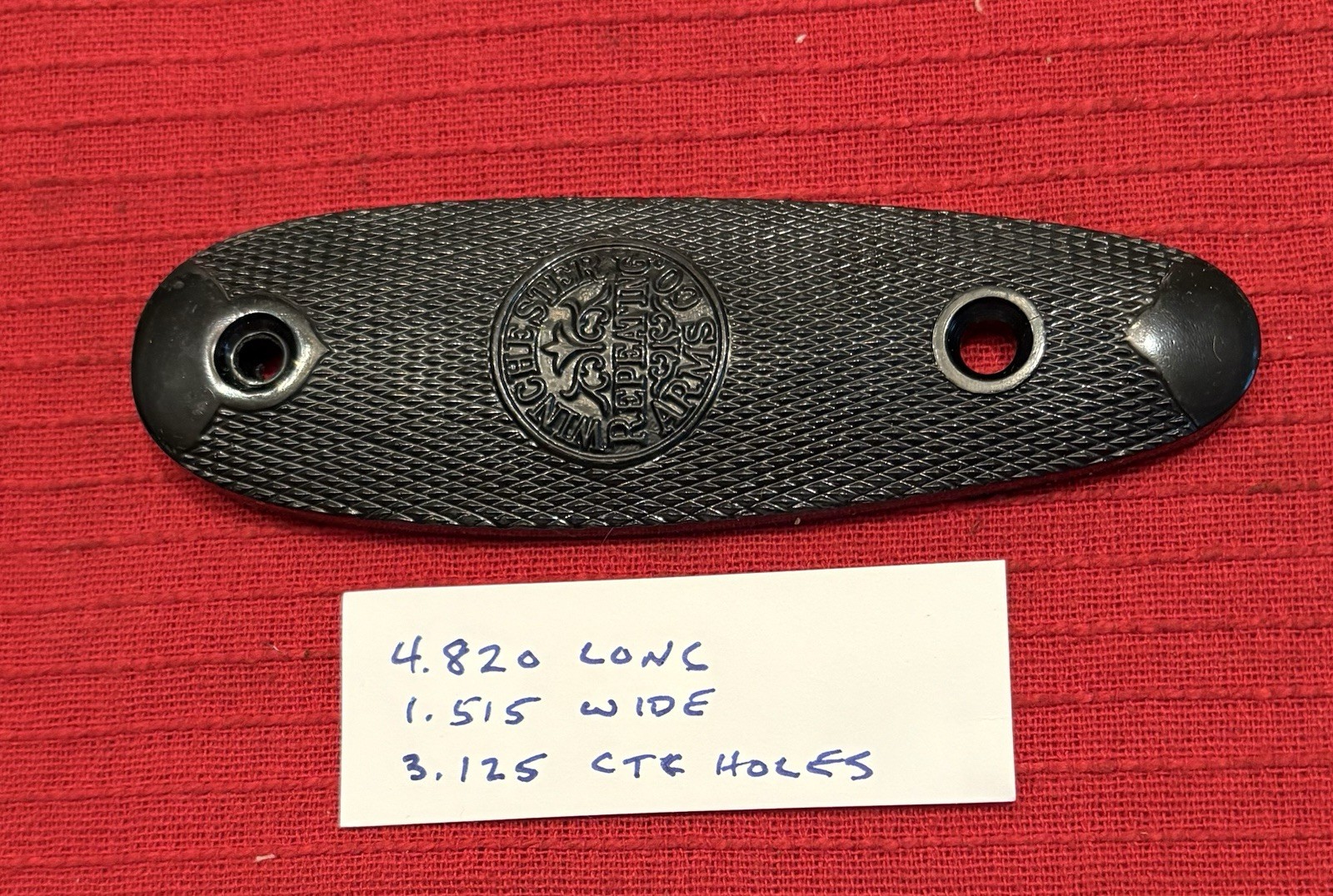 Winchester Logo Butt Plate - fits Models 61, 62, 67, 69, 72 and others - New