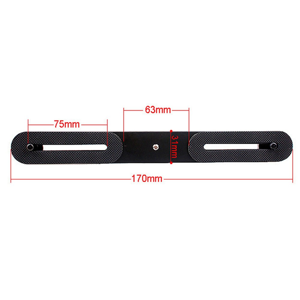 Dual Flash Bracket Mount Holder For Studio Tripod Light Stand DSLR Camera