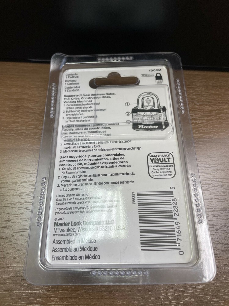 Master Lock 1DCOM, Commercial Padlock