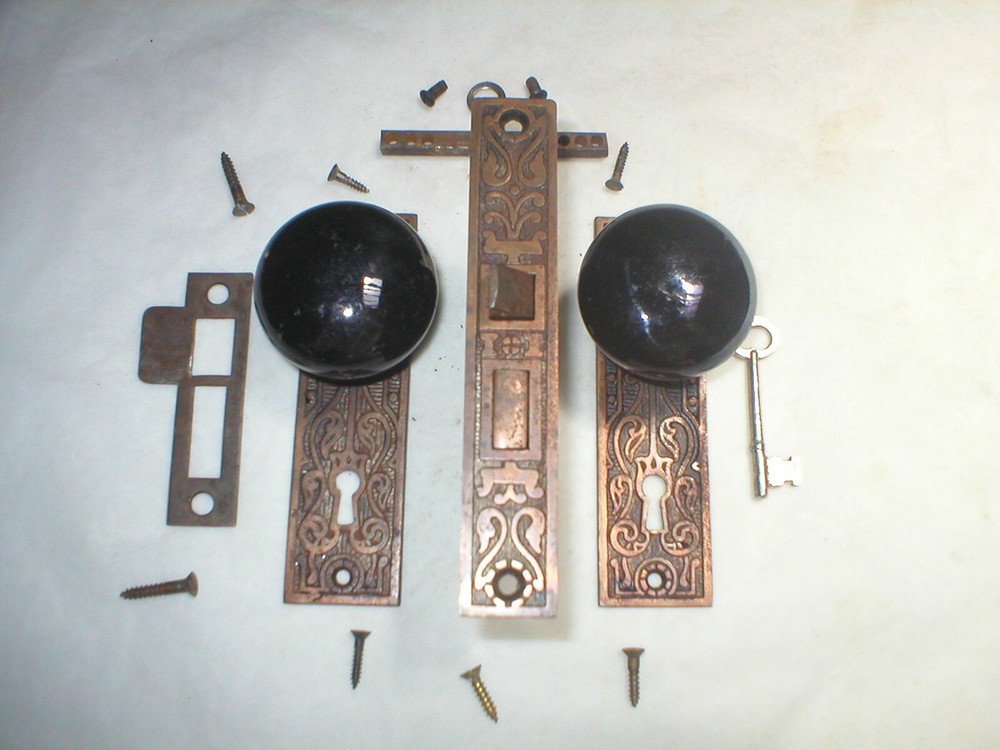 Antique Victorian Era Door Hardware