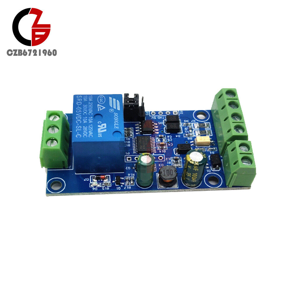 7-24V Modbus Rtu 1/2/4/8 Channel Relay Module Switch input output RS485/TTL UART