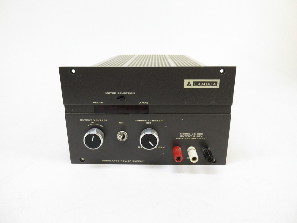 Lambda LQ-533 Regulated Power Supply 0-60V, 3.3A