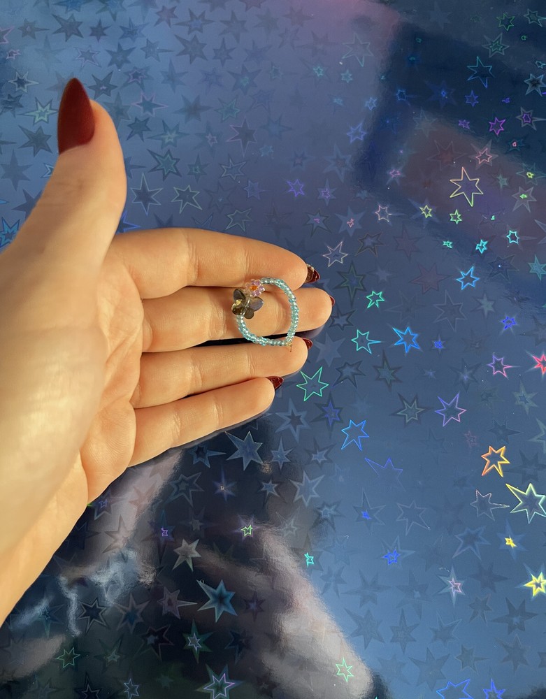 blue butterfly ring 🦋