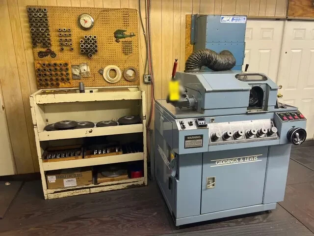 Giddings & Lewis Drill Point Grinder w/ Tooling- Immaculate Condition-RARE Tool