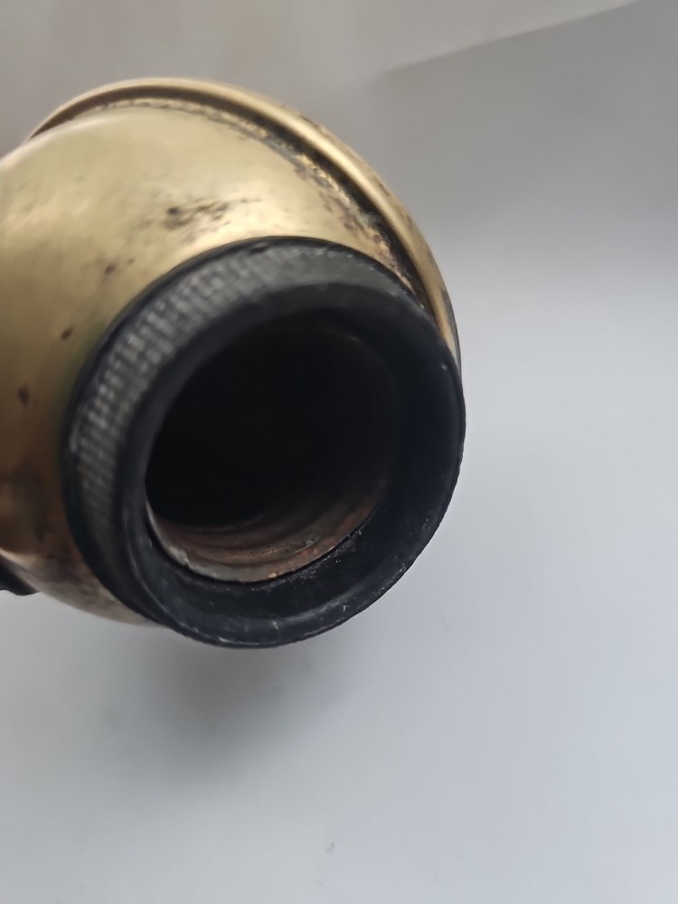 1908 Benjamin porcelain and brass double bulb socket adapter