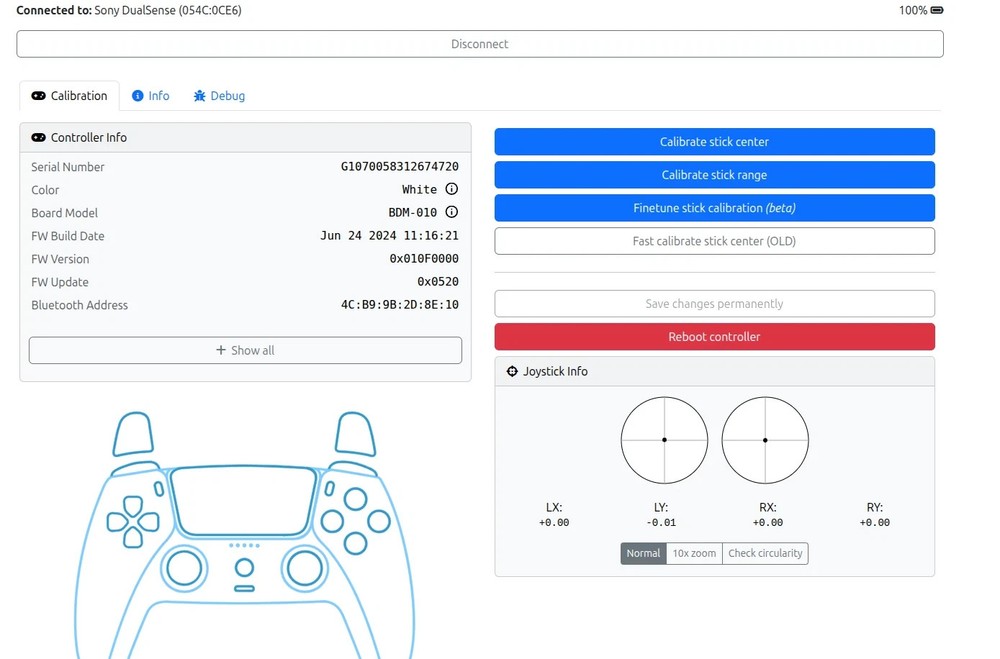 Sony PlayStation 5 Upgraded Hall Effect Dualsense Controller