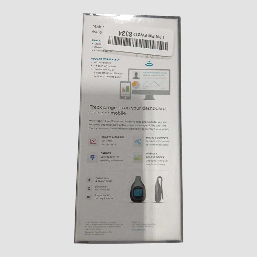 Fitbit Zip Wireless Activity Tracker - Untested