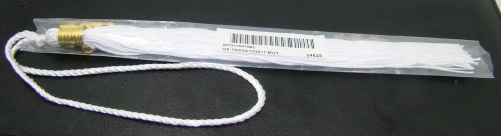Graduation Tassels White New