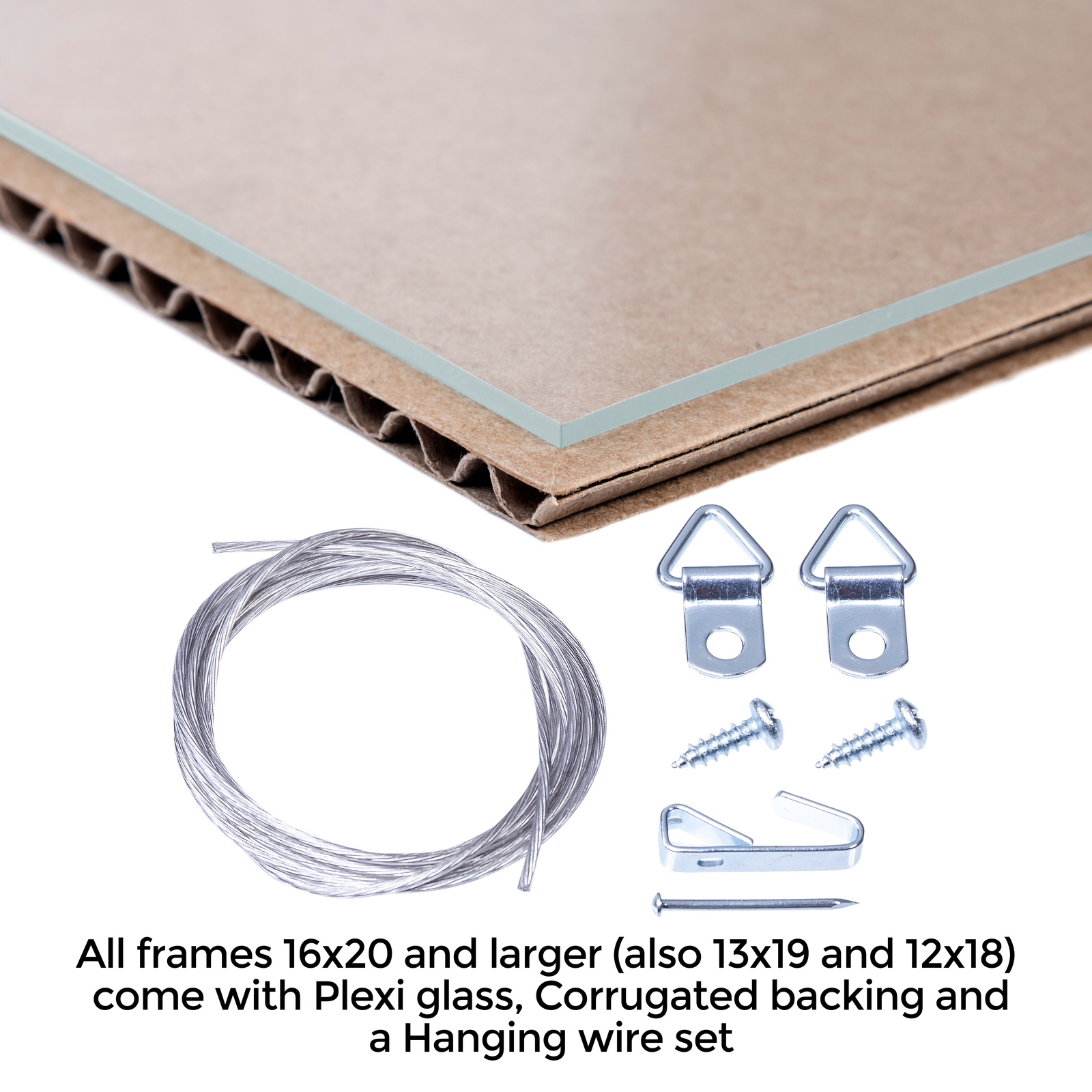 ArtToFrames Picture Frame Custom 0.825" White Stain on Oak Wood 4110 Small