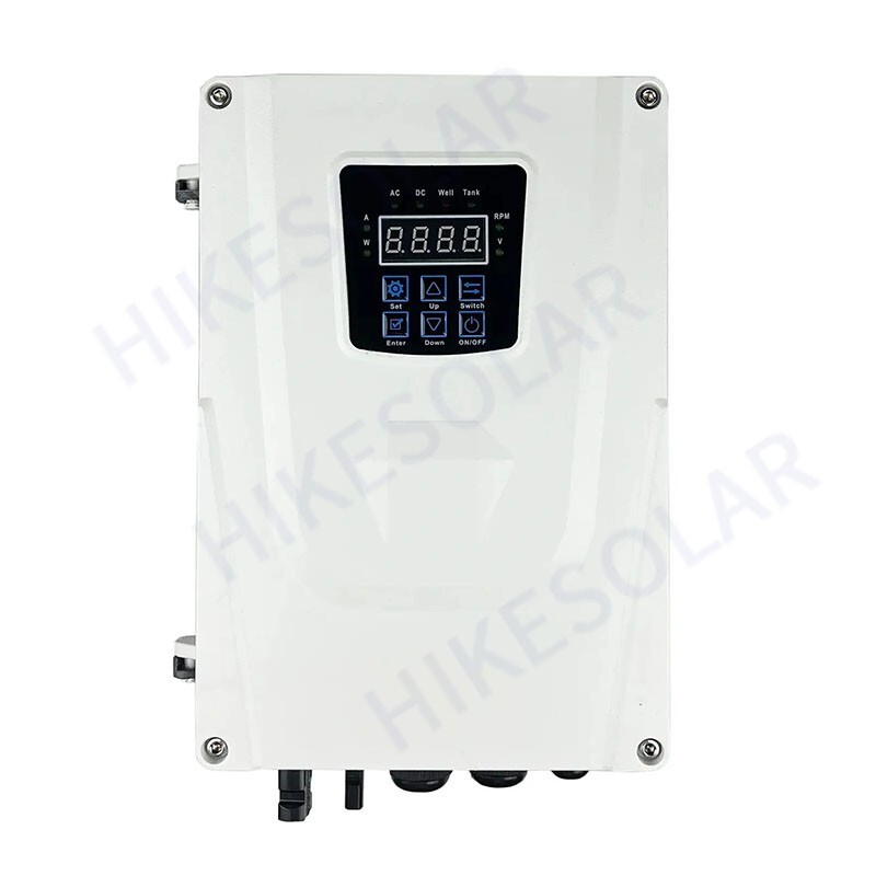 Hybrid Solar Water Pump 4" AC/DC 2.5HP Deep Well Submersible Max Head 125m Farm