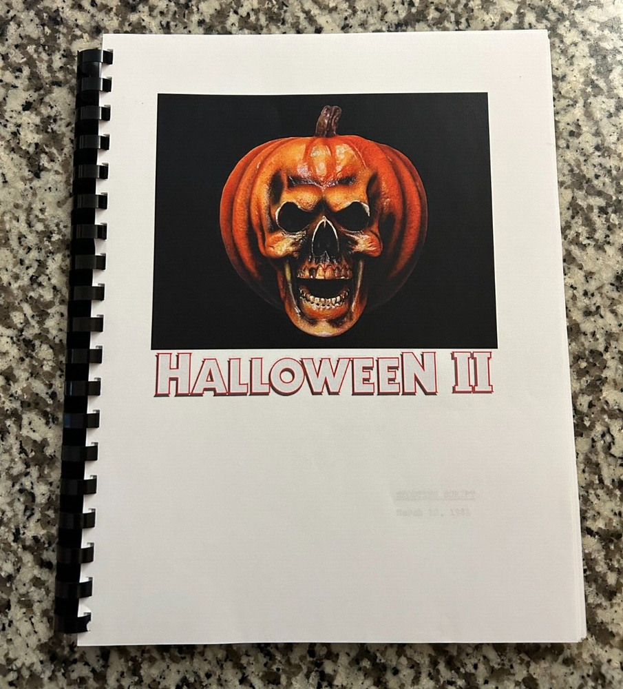 Halloween 2Horror Movie Script Reprint Full Screenplay Script