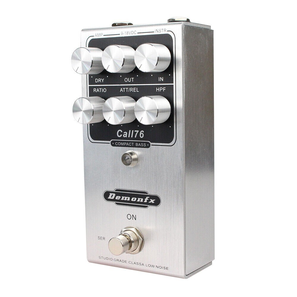 Demonfx CALL76 Compact Bass Compressor Effect Pedal