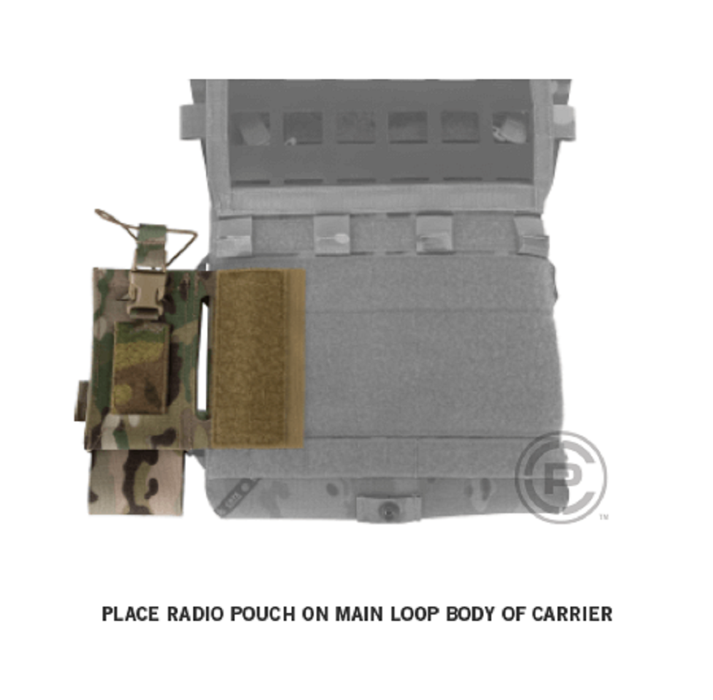 Crye Precision - AirLite Configurable Radio Pouch - Multicam