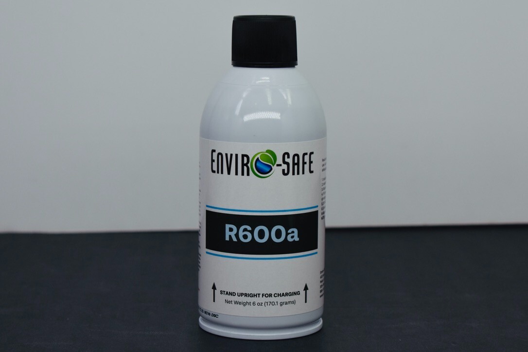 R600a UPRIGHT, Isobutane, Self-Sealing Valve, 3 cans with TopTap