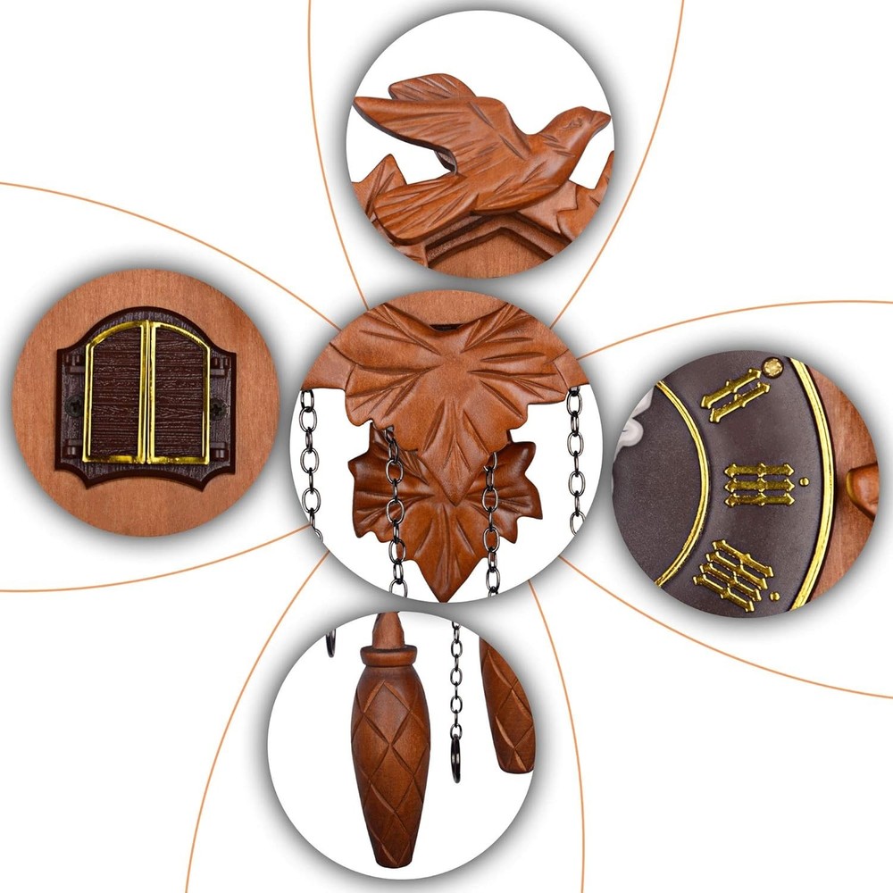 Handcrafted Wood Cuckoo Clock MX025