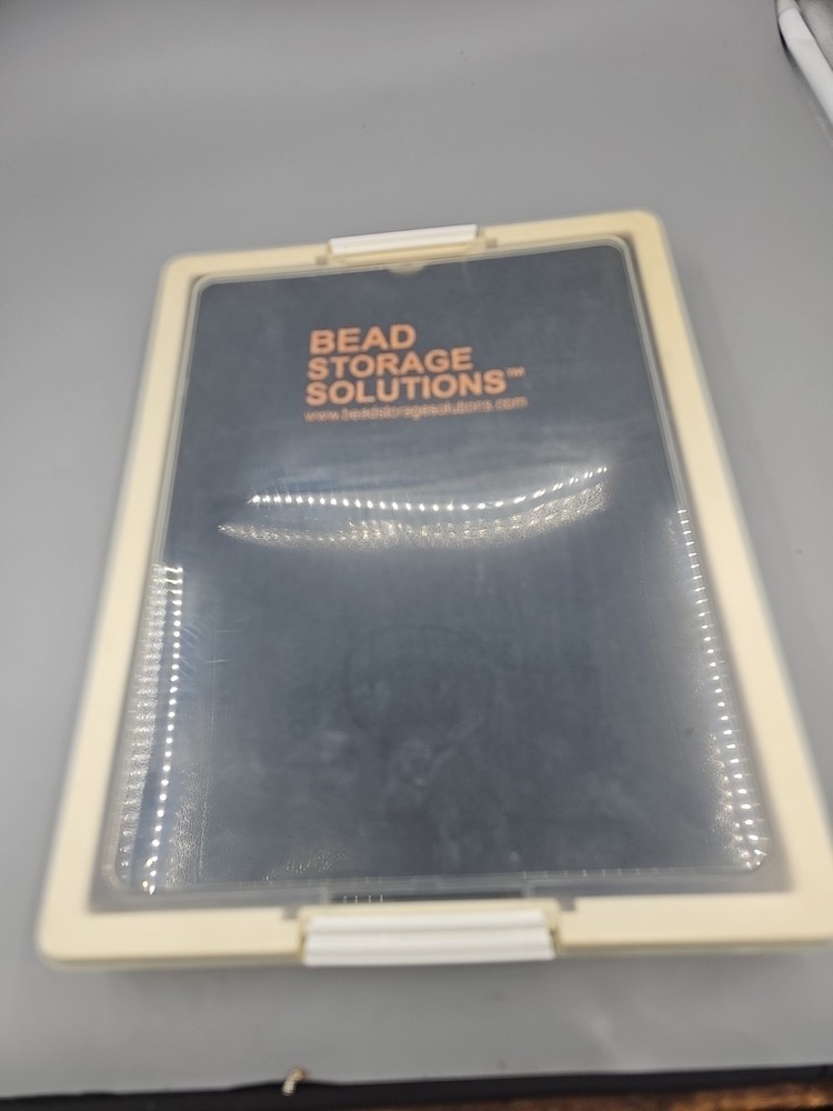 Bead Storage Solutions Durable 4 Piece Work in Progress Bead Storage Tray, White