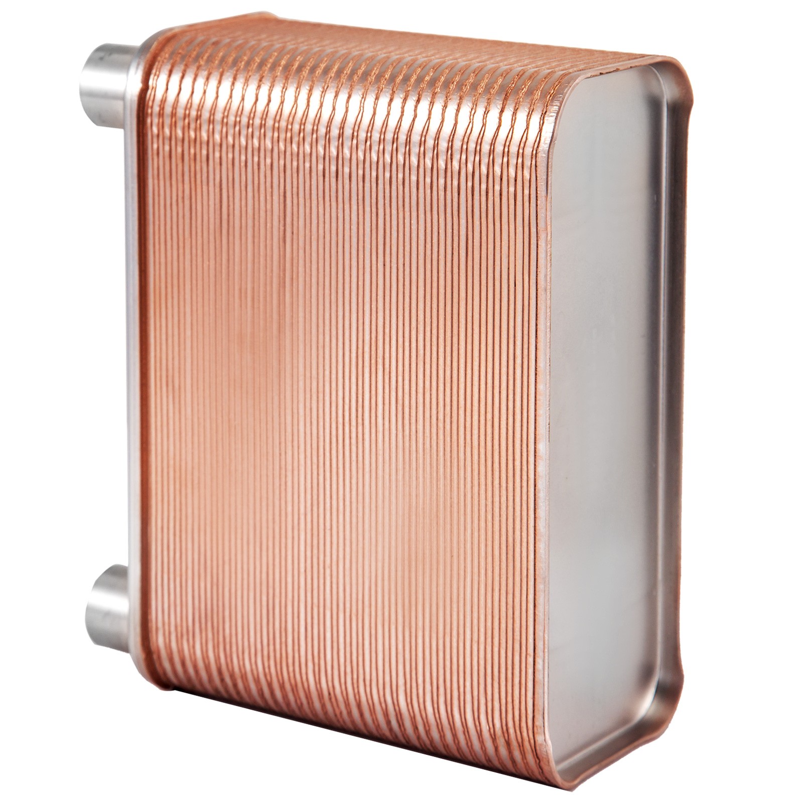 VEVOR Heat Exchanger Brazed Plate Heat Exchanger 60 Plate Heat Exchanger