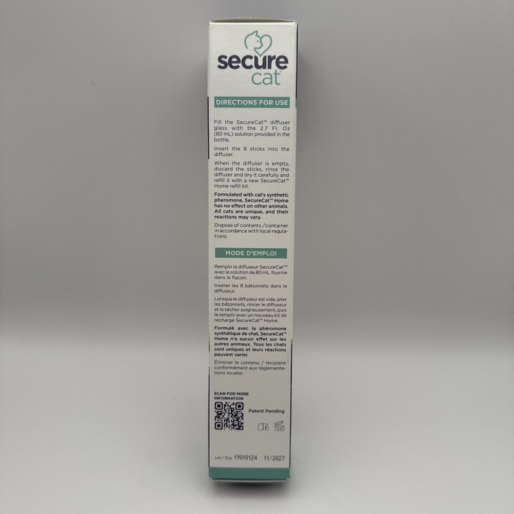 Secure Cat Pheromone Home Stick Diffuser 30-Day Starter Kit Passive Diffuser