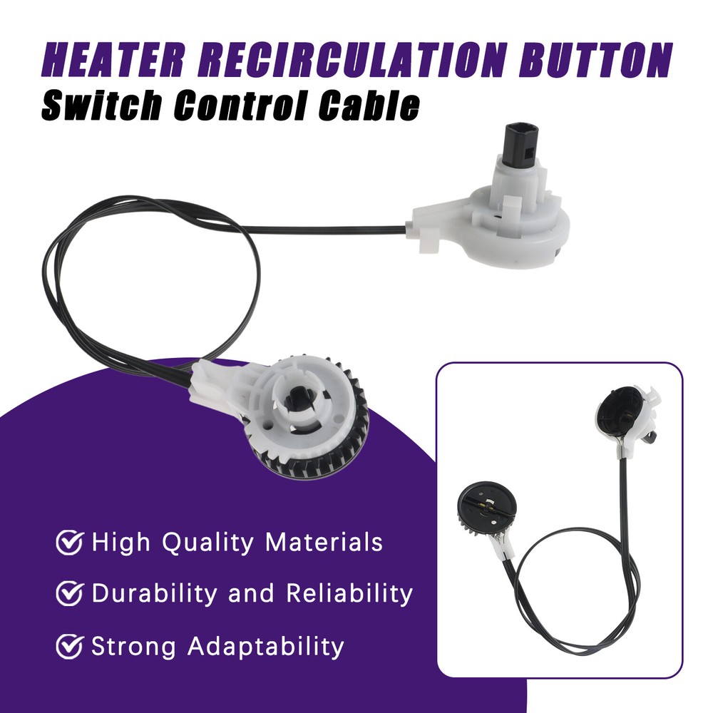 Heater Recirculation Button Switch Control Cable for 2009-2013 Toyota Matrix