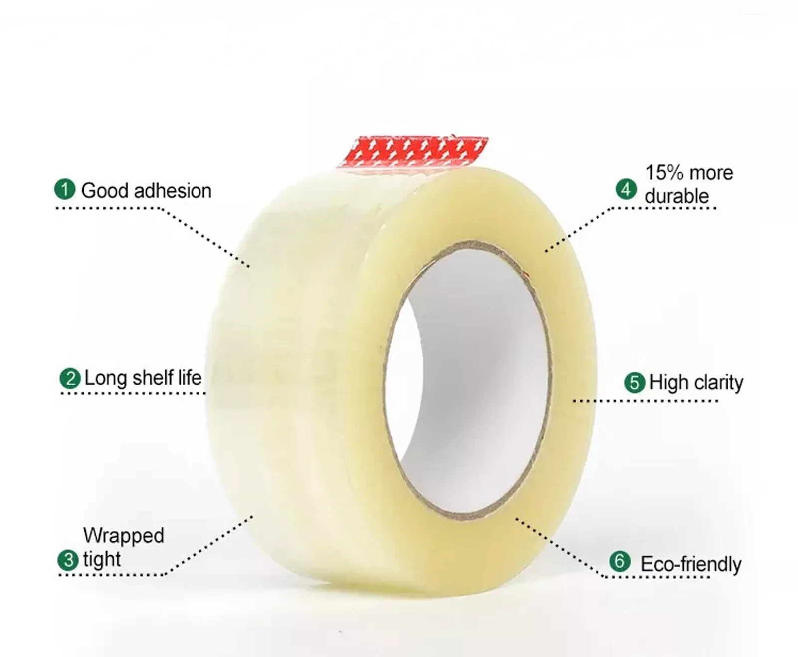 36 Rolls Shipping Packaging Box Packing Sealing Tape 2 mil 2" x 110 Yard 330FT