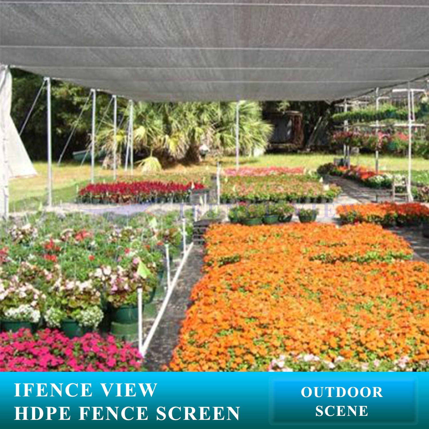 Ifenceview 4'x1'-4'x100' Black Fence Privacy Screen Mesh Fabric Garden Balcony