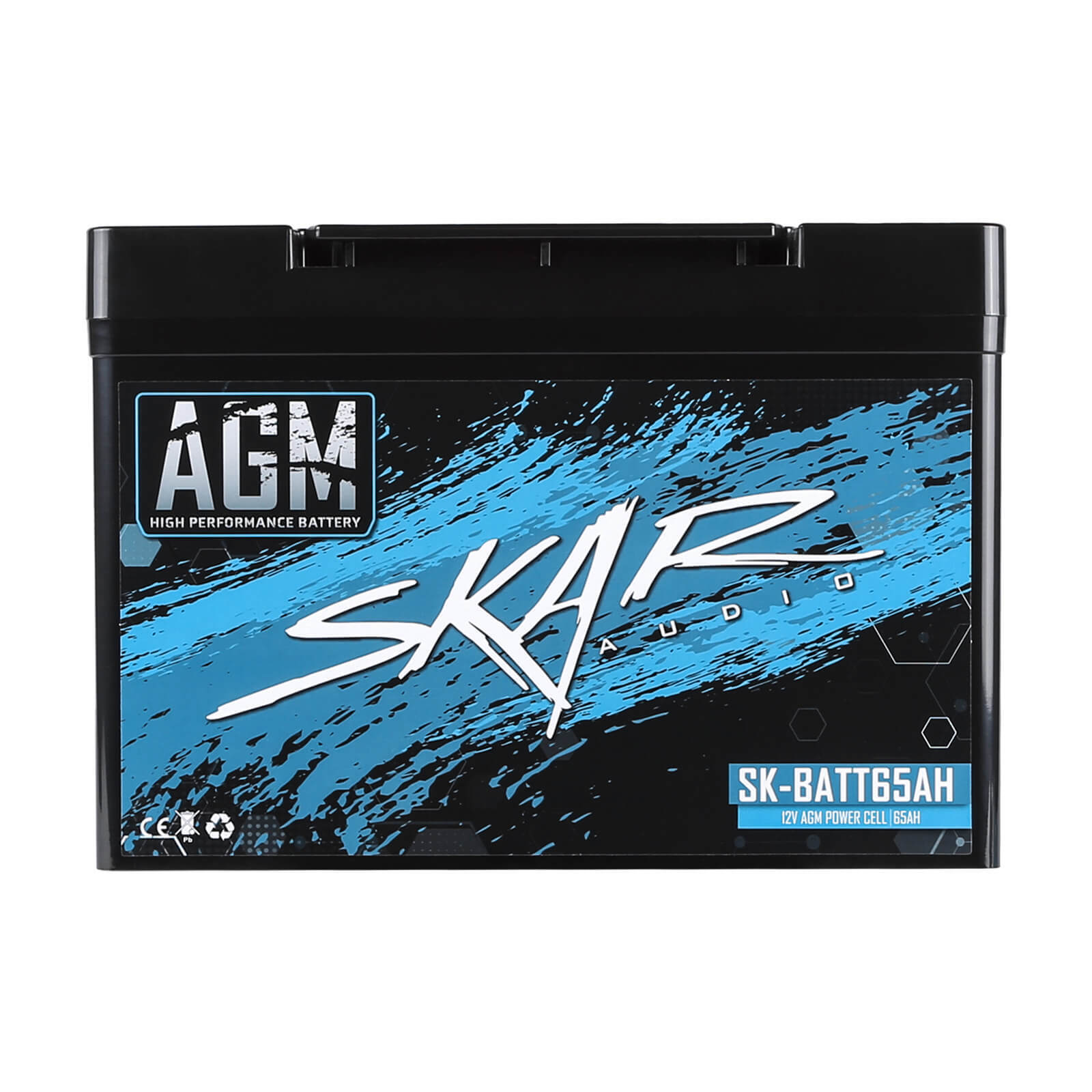 NEW SKAR AUDIO 12V 65Ah AGM HIGH PERFORMANCE CAR AUDIO BATTERY | SK-BATT65AH