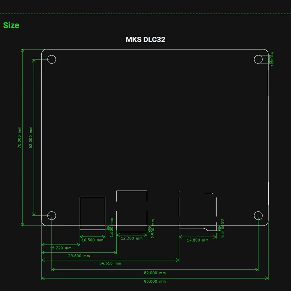 For Makerbase MKS DLC32 3D Printer Control Board Laser Engraving Motherboard CNC
