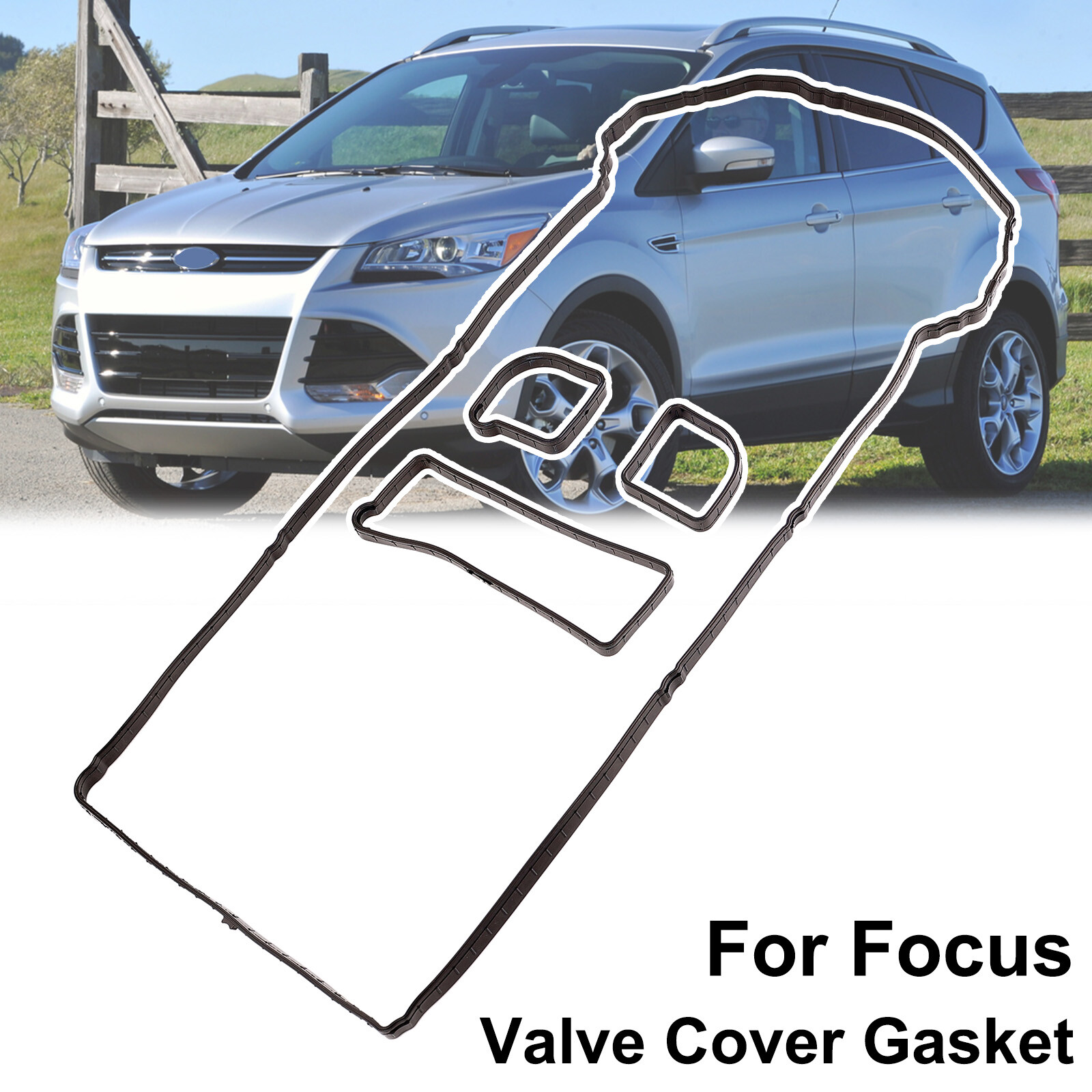 Engine Valve Cover Gasket Set US for Ford Focus 2004-2017 2.0L 2.3L L4